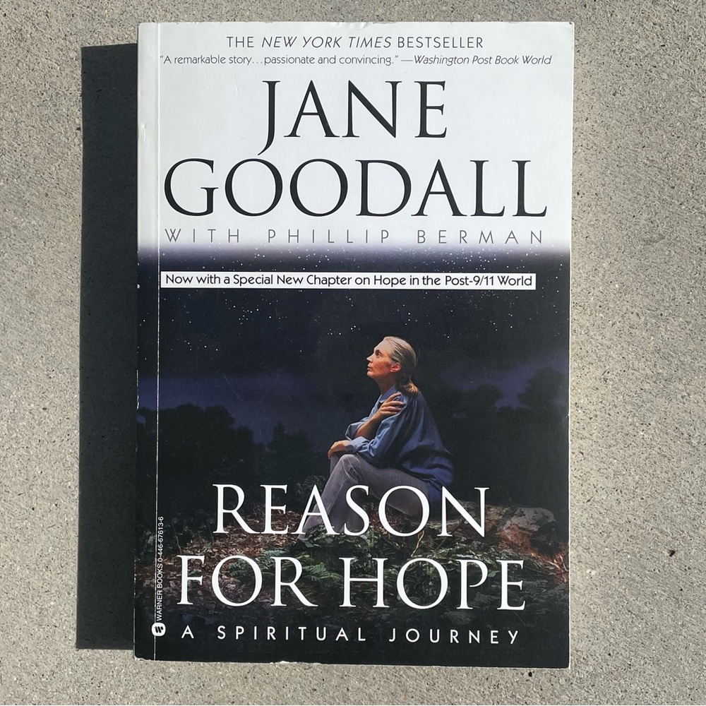 Jane Goodall Signed 1999 Book Reason For Hope Iconic Primatologist Anthropology - Picture 2 of 11